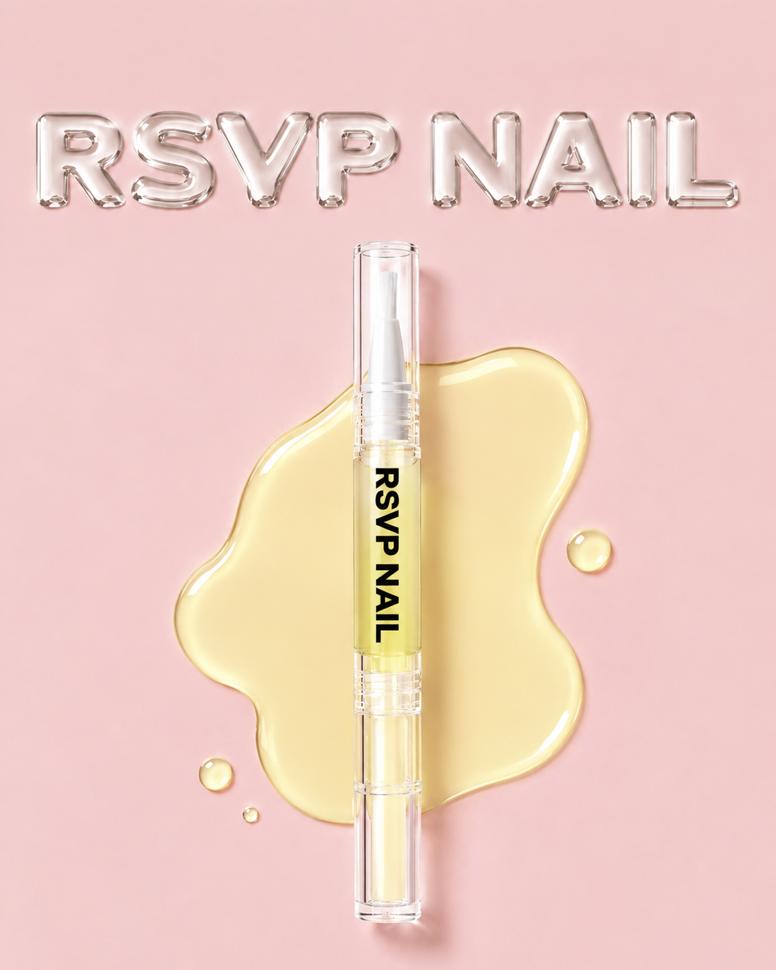 Pink Nail Growth Oil Pen